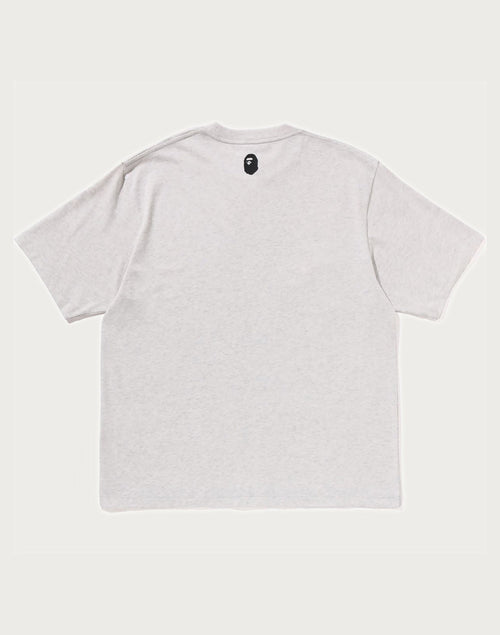 A BATHING APE LOGO RELAXED FIT TEE MENS