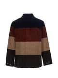 Sebago colour-block long-sleeve overshirt