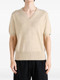 extreme cashmere N°490 Martina short-sleeve V-neck sweater
