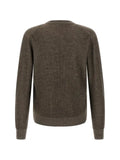 Brioni vanisé-weave raglan-sleeve sweater