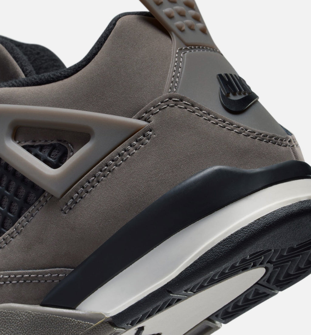 Air Jordan 4 Retro Cave Stone & Black Preschool Lifestyle Shoe - Cave Stone/Black/Moon Particle