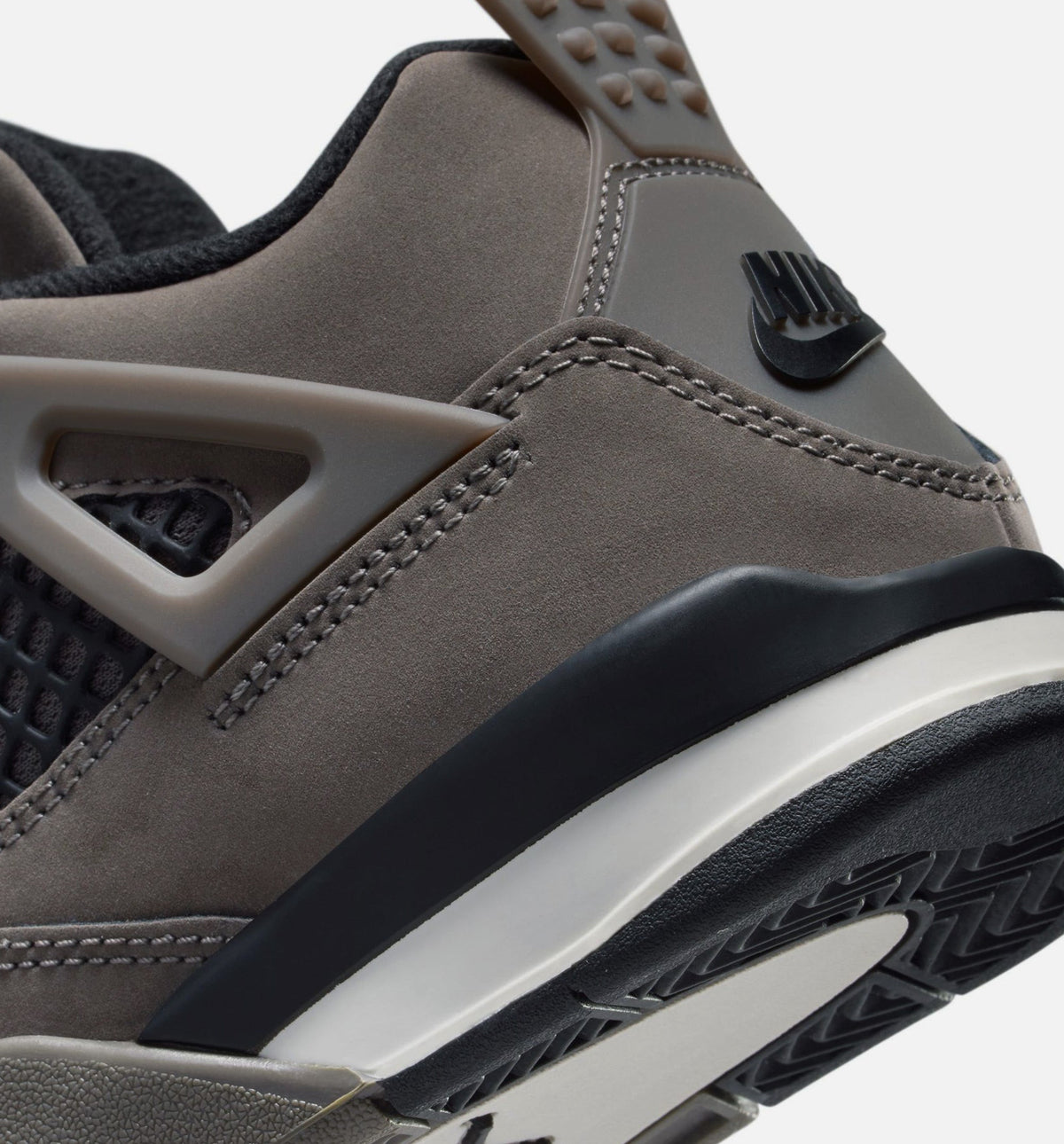 Air Jordan 4 Retro Cave Stone & Black Preschool Lifestyle Shoe - Cave Stone/Black/Moon Particle
