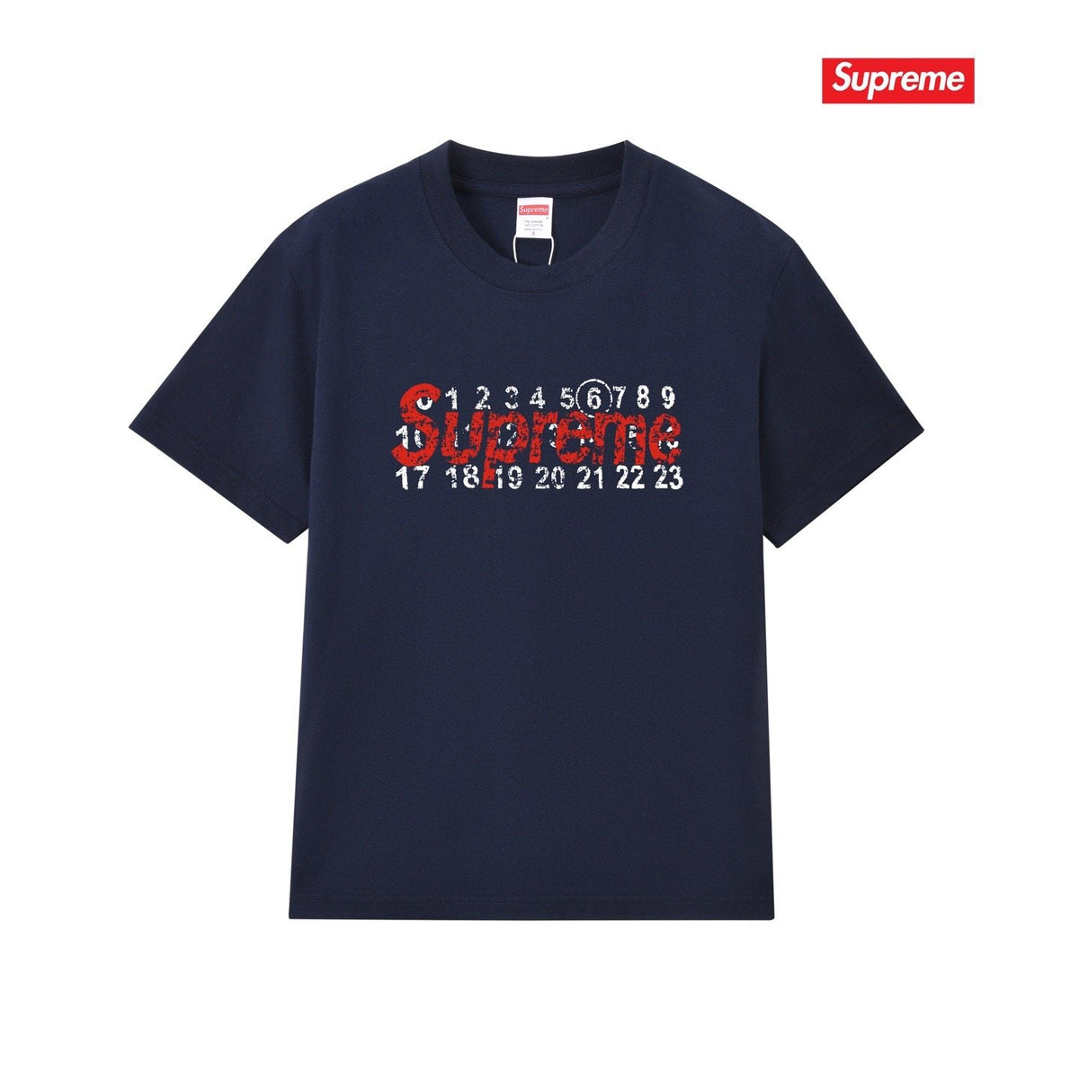 Supreme Number Graphic Short-Sleeve T-Shirt